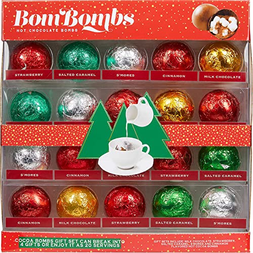 Buy Bom Bombs Hot Chocolate Bombs 20 servings 5 flavors 4 individual