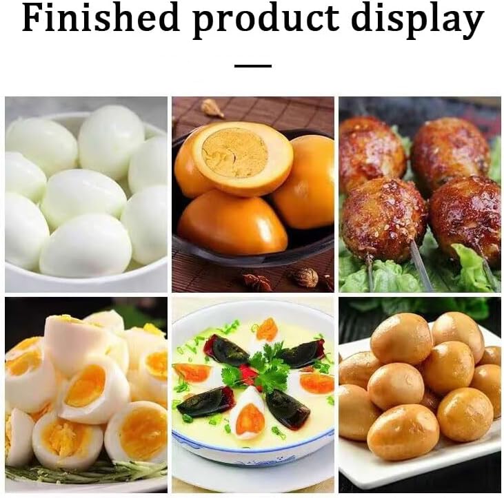 Boiled Egg Peeler Duck Goose Egg Peeling Machine Stainless Steel Low Breakage Rate Automatic Eggshell Remover Sheller