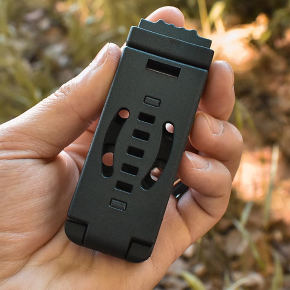 Black Multifunctional Fixed Buckle Clamps Scabbard Waist Clip Camping Carrying K Sheath Belt Clips Outdoor Multi Survival Tools