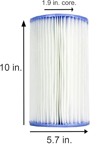 Miniatura 4 de Intex 29005E - Cartucho de bomba de filtro de material Dacron de repuesto para piscina tipo B (6 unidades)