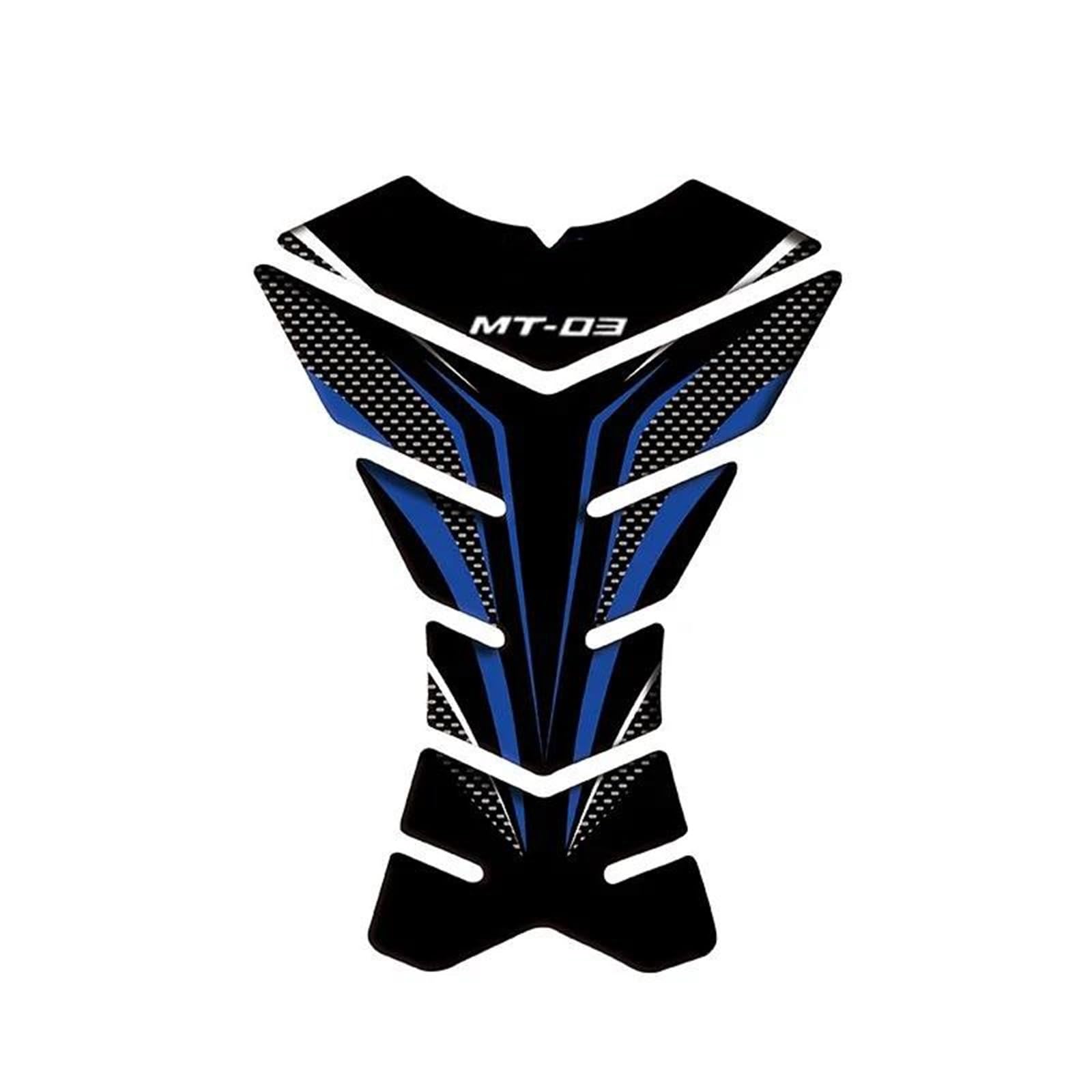 Motorcycle Fuel Tank Pad Stickers Protection Decorative Decals Fuel Tank Pad Stickers for Yamaha MT-03 MT03 Mt03(Style 8)