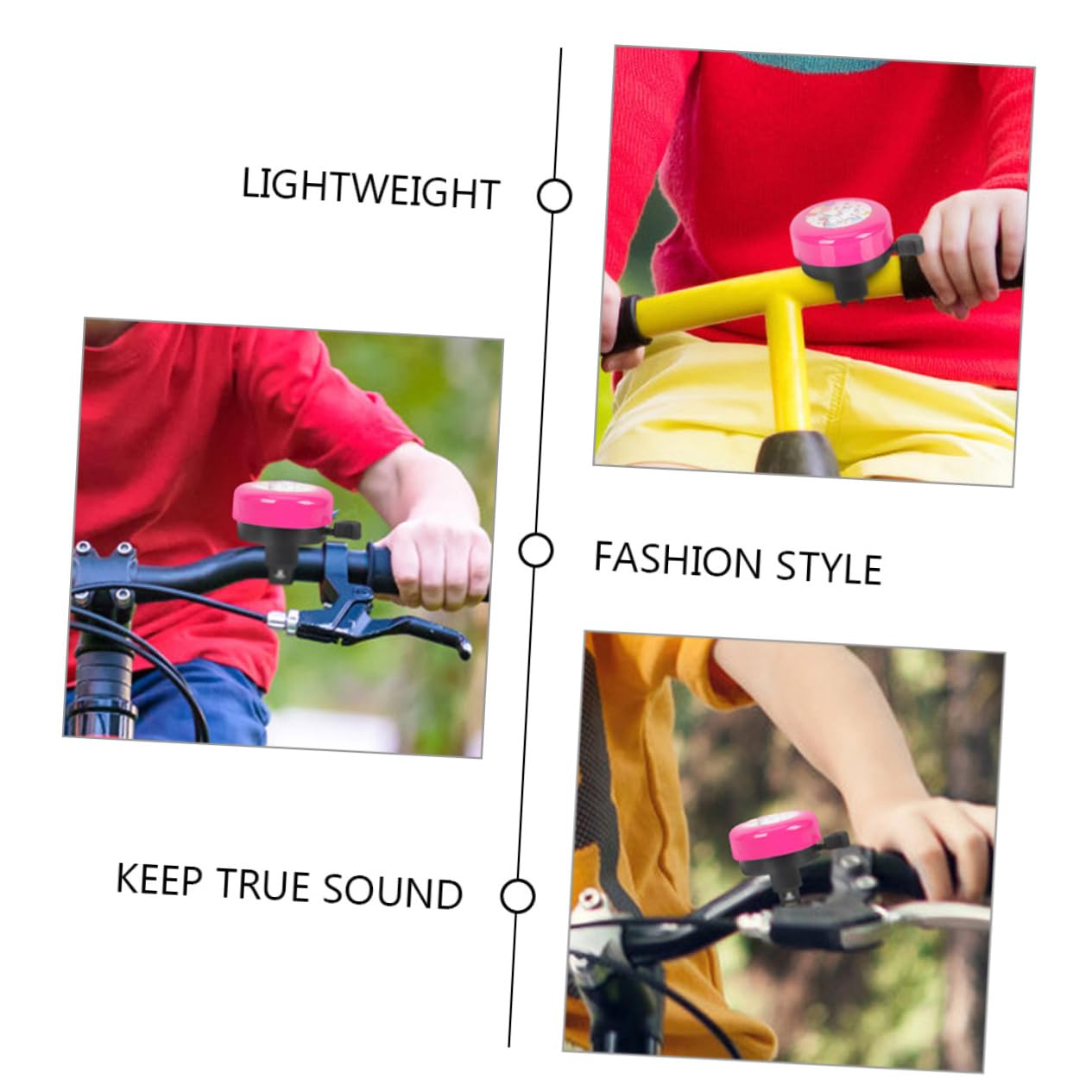 UPKOCH Fahrradklingel Cartoon Design Laute Und Robuste Fahrradglocke Für Lenker Zubehör Für Kinderfahrräder Und Roller