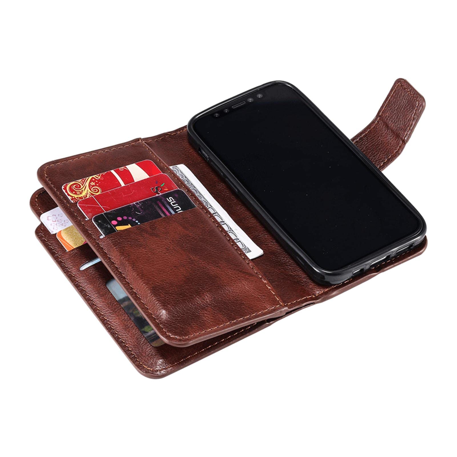 Dockem Custodia a Portafoglio per iPhone 13 Mini con Piastra metallica Incorporata per Montaggio Magnetico e 1 Tasca Porta Carte di Credito: Pelle Sintetica (Exec M1, 5,4 pollici, Nero Dockem Custodia a Portafoglio per iPhone 13 Mini con Piastra metallica Incorporata per Montaggio Magnetico e 1 Tasca Porta Carte di Credito: Pelle Sintetica (Exec M1, 5,4 pollici, Nero