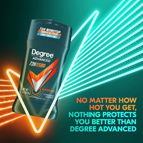 Degree Men Advanced Protection Antiperspirant Deodorant, Adventure, 2.7 oz, 2-Pack