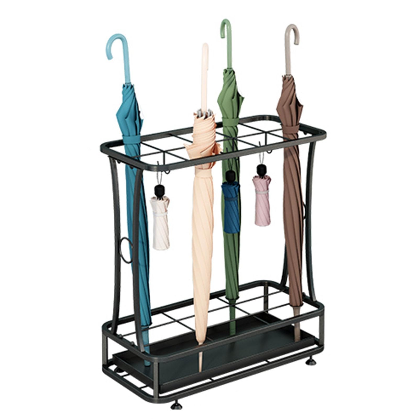 Porte-parapluies d'intérieur en métal design peu encombrant
