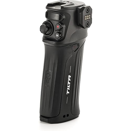 Tilta Nucleus Nano II Control Handle | Control for Nano II, M and Nano | Dual Motor Control | Power Nano II Hand Wheel | Mounting Points for Shoulder Rig or Monitor | Gimbal Ready WLC-T05-CH