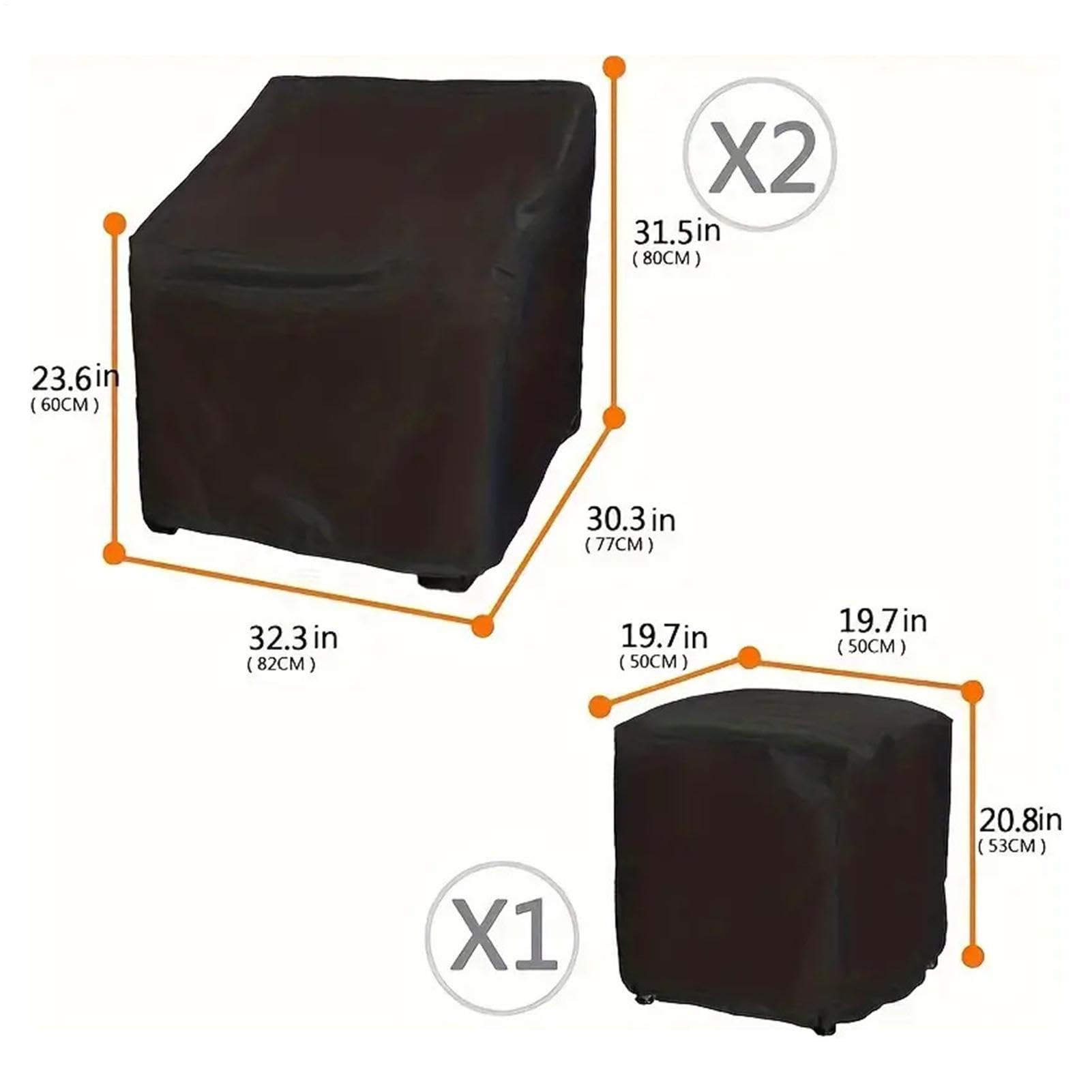 Fundas Impermeables De Sillas De Patio Protector Muebles Exterior Cordón