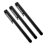 Tek Styz Premium Stylus Compatible with Your ZTE Avid 4 with Custom Capacitive Touch 3 Pack! (Black)