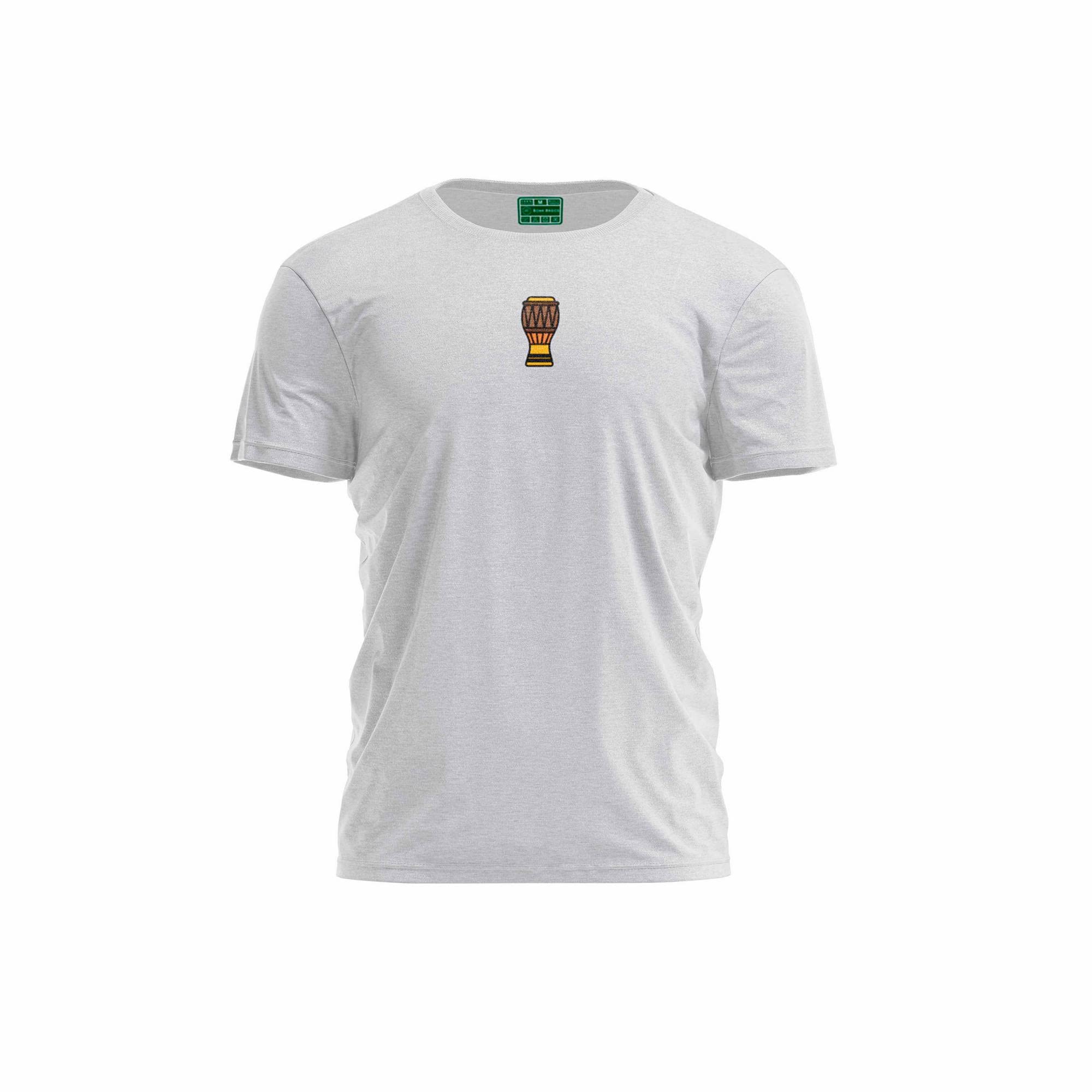 Bona Basics, Digitally Printed, Men's Basic T-Shirt,%70 Cotton%30 Polyester, Grey, Casual, Men's Tops, Size: L