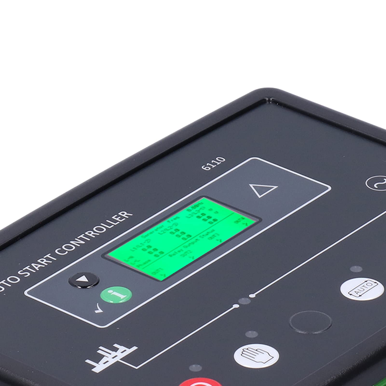 Módulo de Control del Generador, Controlador de Generadores Automáticos PSS 8V-35V DC Temporizador de Pantalla de Líquido para Máquina