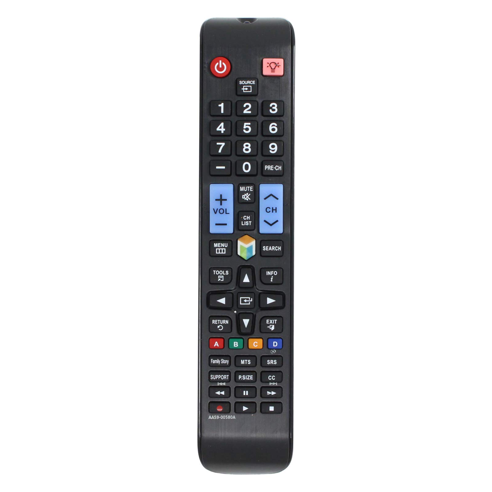 AA59-00580A Remote Control Replacement - Compatible with Samsung UN60ES8000 TV