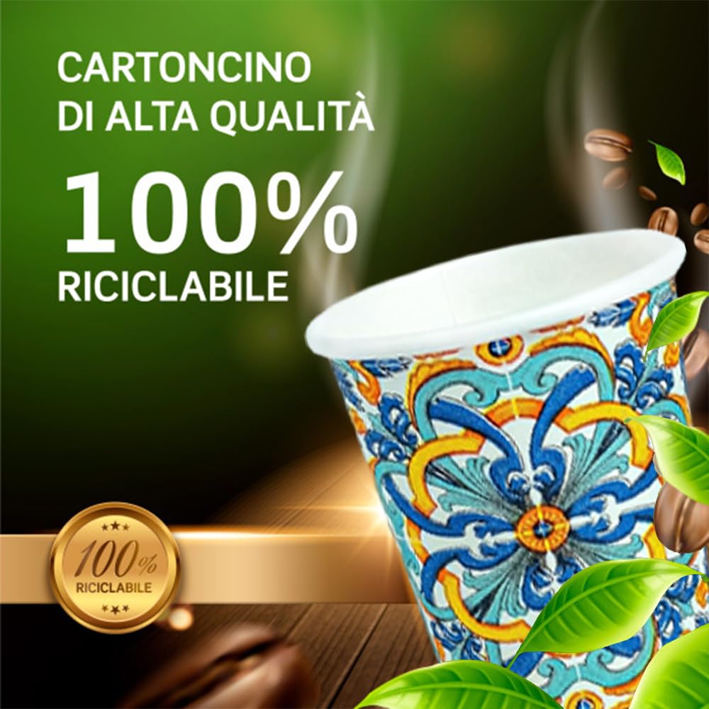 G.M. DISTRIBUZIONE – 1000 Bicchieri Di Carta Bianchi 180 Ml, Per Bevande Calde (fino A 70°) E Fredde, Extra Rigidi, Usa E Getta