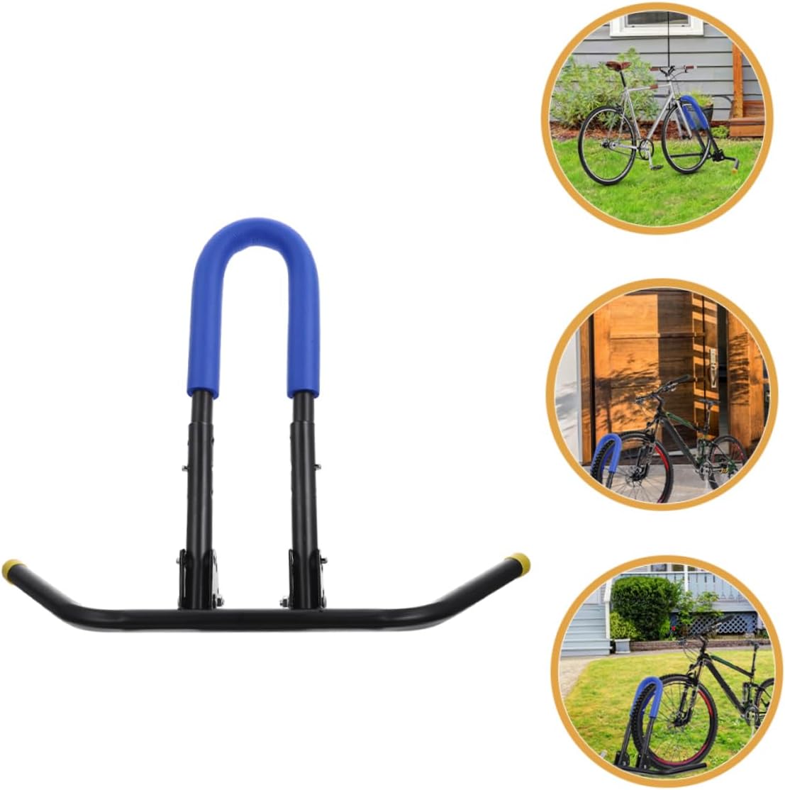 Stable Boys and Girls Bike and Scooter Rack Cycle Floor Stand Multi-functional Storage Rack for Garage Apartment Road Mountain Bikes