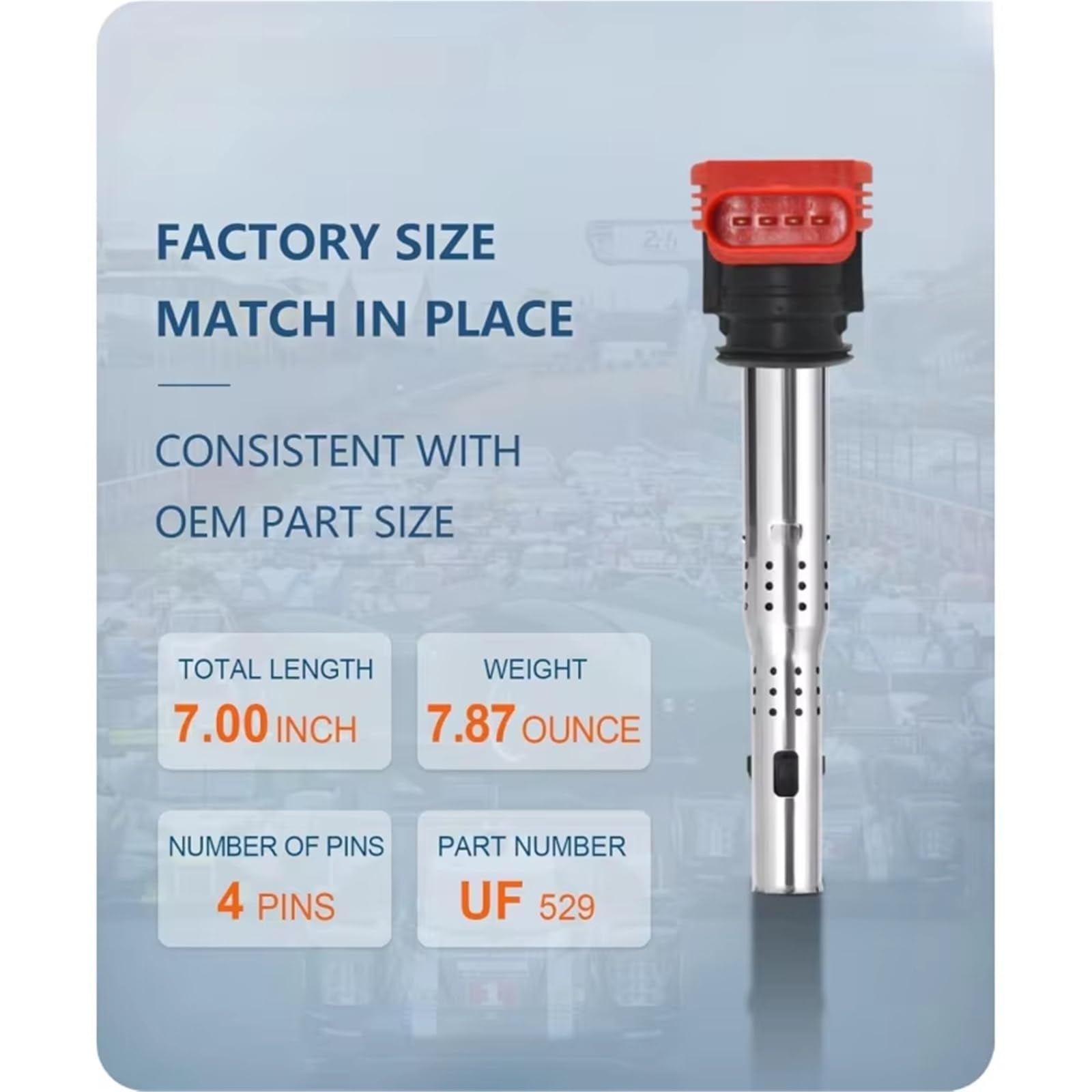 Compatible Con Para A7 2012-2016 Para Q5 2009-2016 Para Q7 2007-2016 4 Bobinas De Encendido OEM: 06E905115 Bobinas Encendido
