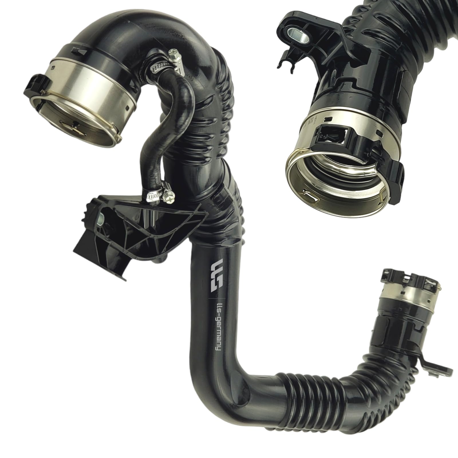LLS-GERMANY Tubo dell'aria di carica compatibile con Ren ault Kadjar (HA, HL), 1.6 dCi 130, 1.6 dCi 130 4x4, 130 PS, 14460HX40B, connettore originale HENN