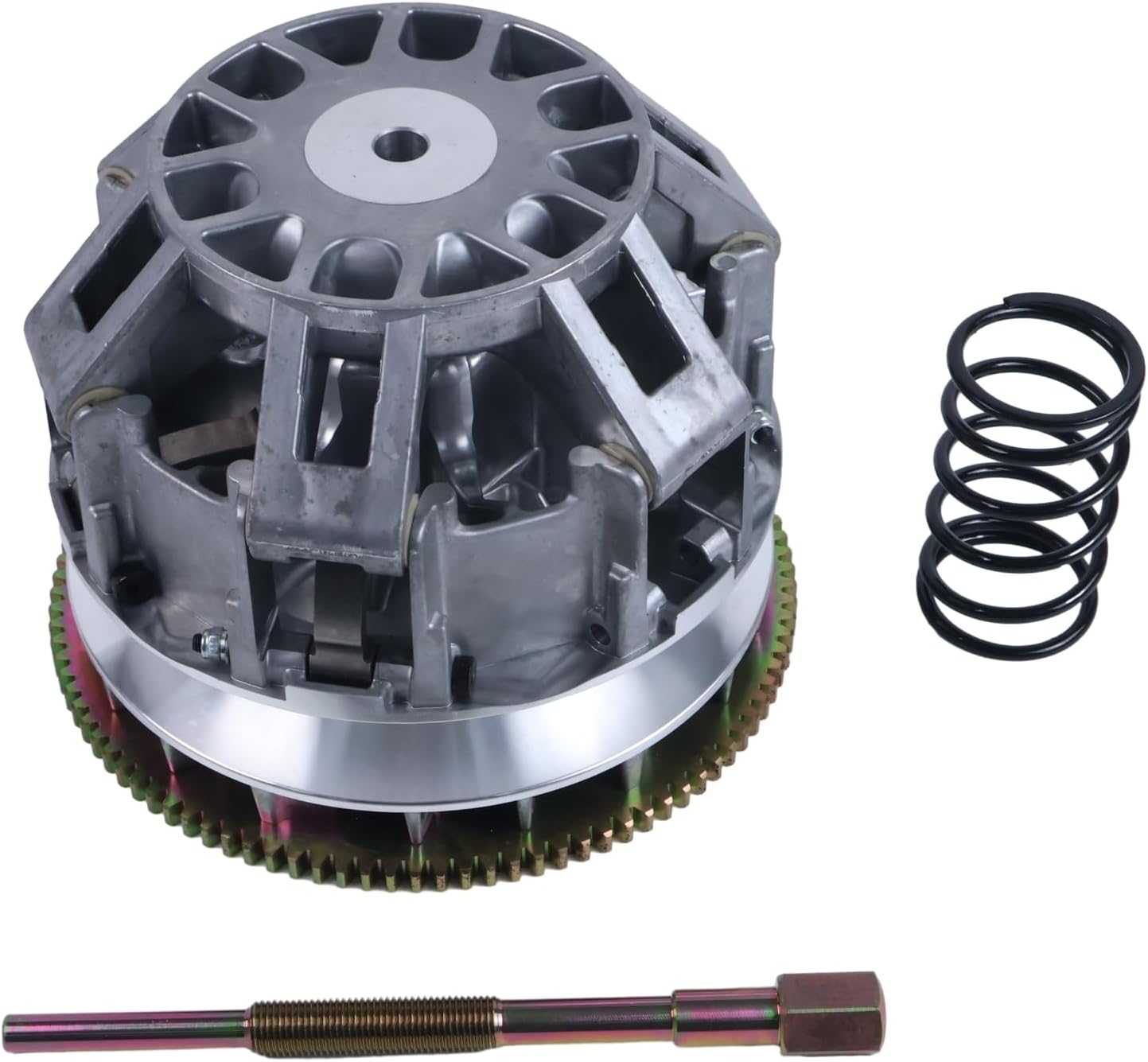 HOLDWELL Primary Drive Clutch & Puller 420280245 420281390 Compatible with 2002-2022 Bombardier Can-Am Outlander 400 450 650 ATV 2002-2005 BOMBARDIER QUEST MODELS 500 & 650 and QUEST XT & QUEST MAX