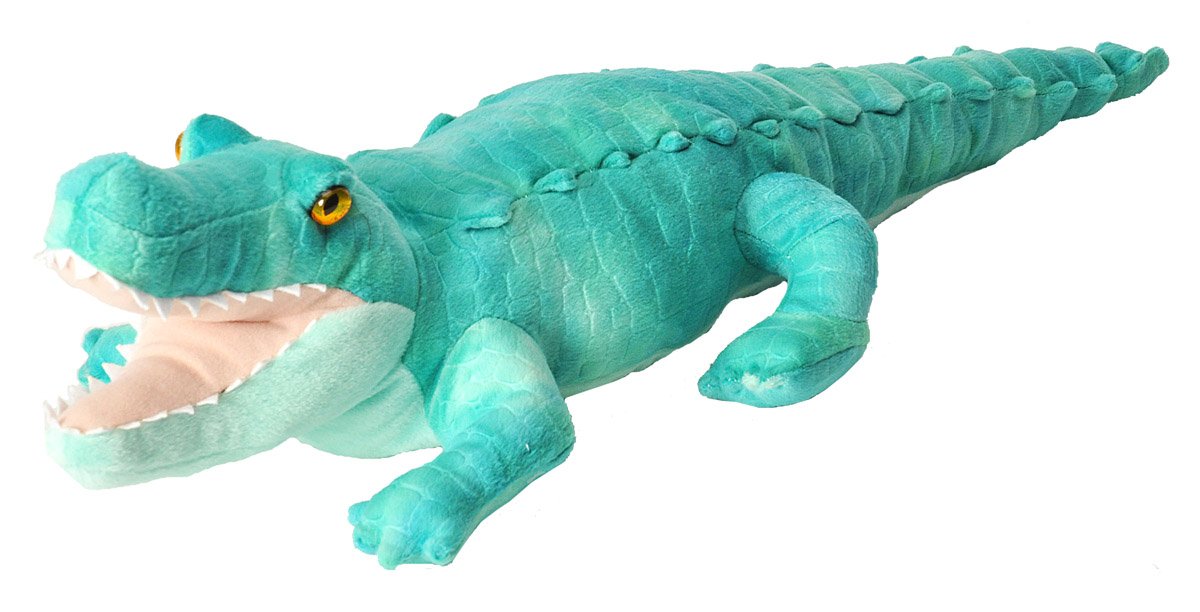Wild Republic Knuffel krokodil - pluche - knuffeldier - 38 cm | Fun en Feest Wild Republic Knuffel krokodil - pluche - knuffeldier - 38 cm | Fun en Feest