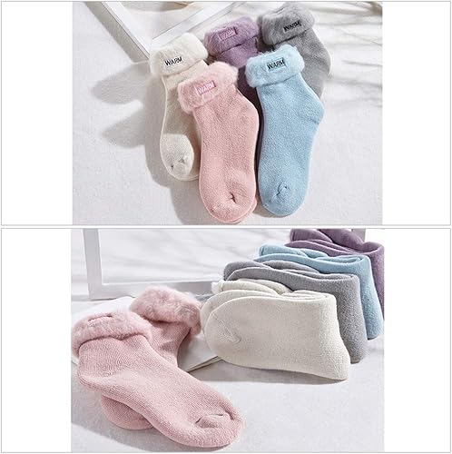 Miniatura 4 de Three street Calcetines térmicos cálidos, calcetines cálidos de invierno extra gruesos con aislamiento térmico para clima frío