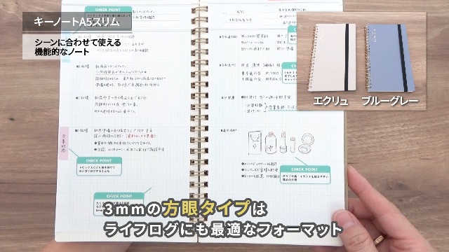 Amazon.co.jp: ラボクリップ ノート A5 スリム ミーツプランナー キー
