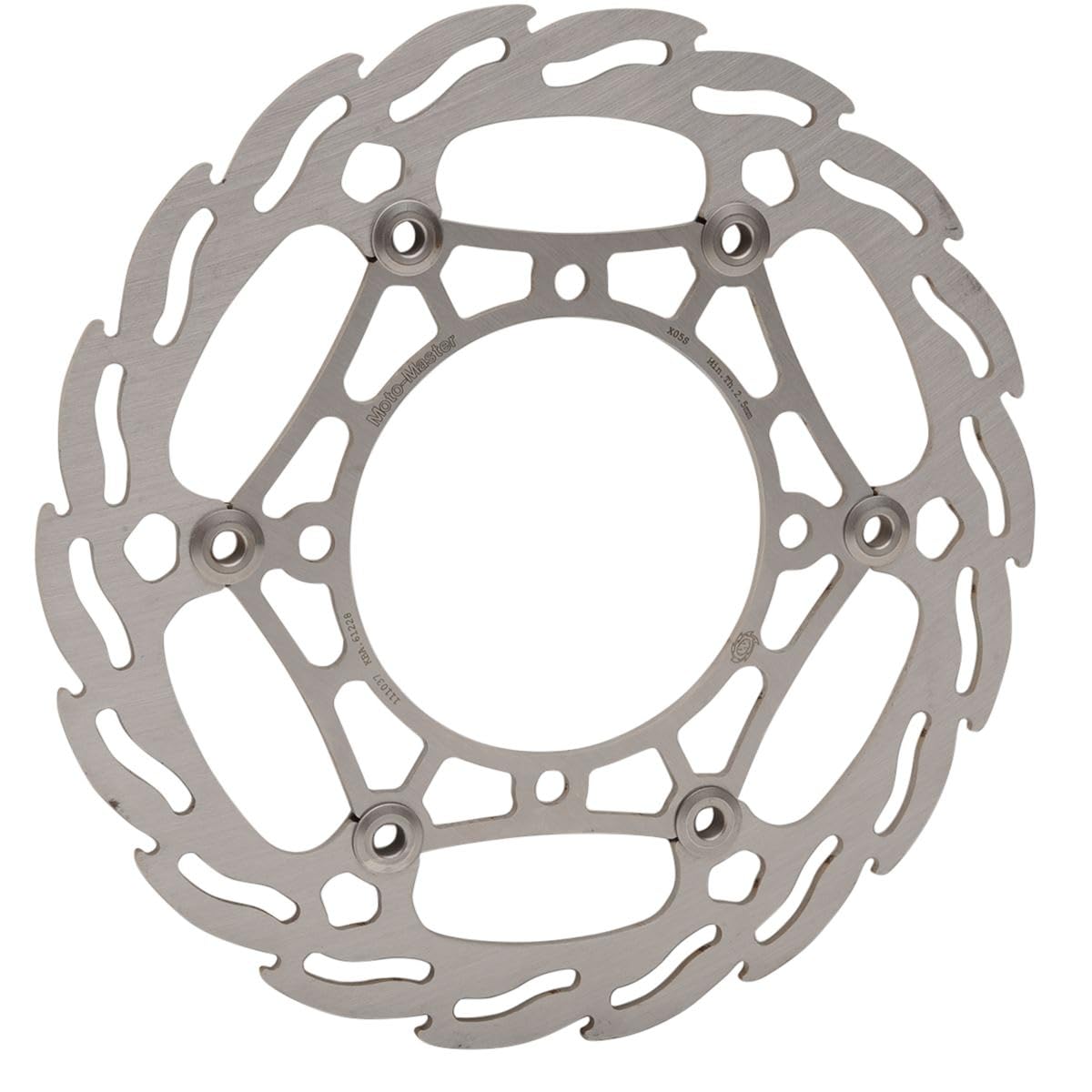 Moto Master Disco Freno Moto Flame Fixed Anteriore per un raffreddamento ottimale e resistenza - spessore 3,5 mm