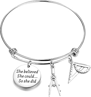Architect Bracelet Architecture Gift She Believed She Could So She Did Expandable Bangle Gift for Architecture