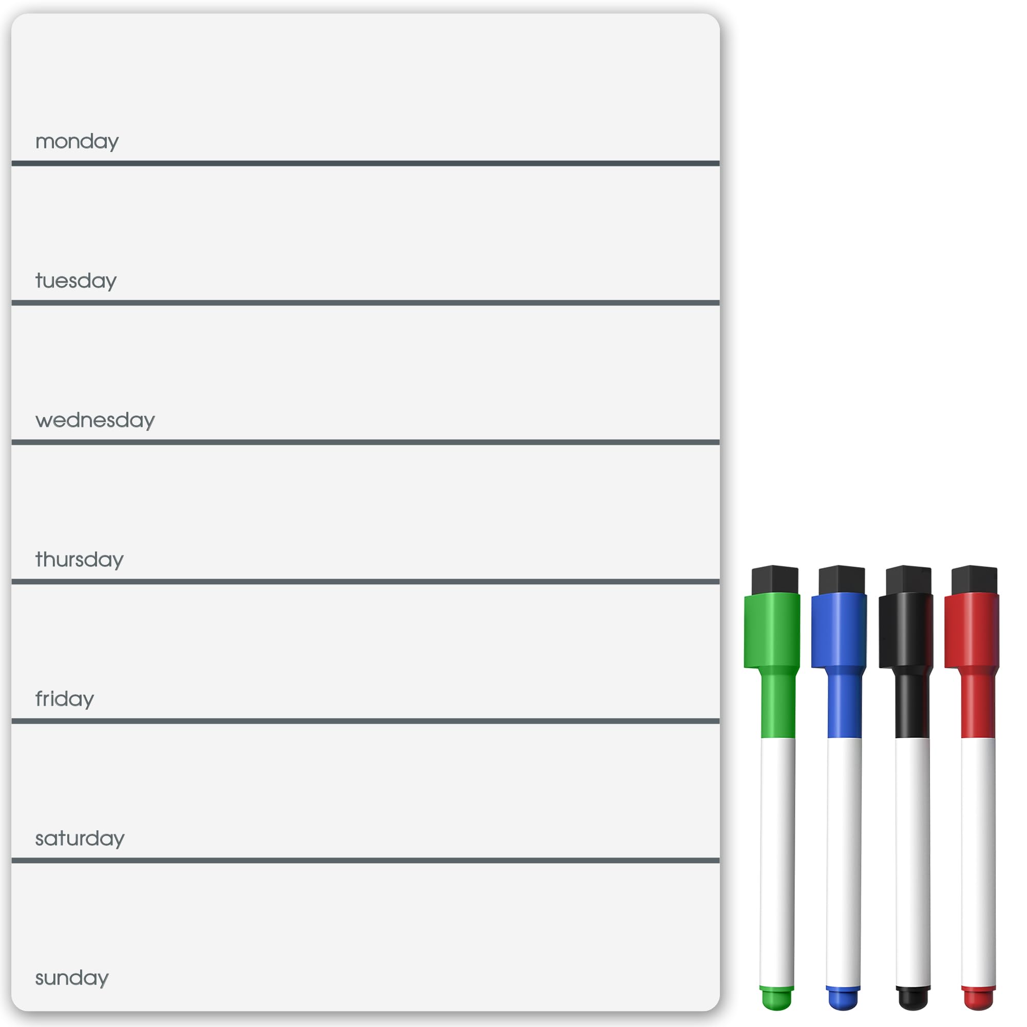 TS Agnetic Onthly Planner And Dry Wipe Pen, Fridge Calendar Whiteboard For Eal Prep, Notes - View #8