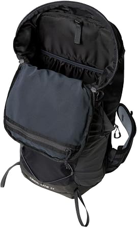 THE NORTH FACE TRAIL LITE 24 Unisex Sırt Çantası, L-XL, NF0A87C84GZ1TNF.4GZ1L-XL, Siyah, üniseks-yetişkin
