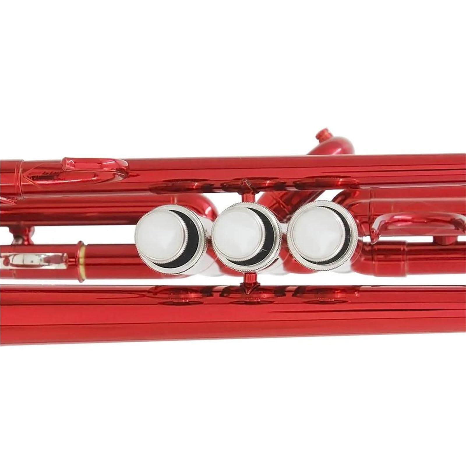 Instrumento De Viento Estándar De Latón Trompeta Roja En Si Bemol Instrumento De Viento Metal Profesional Guantes Duraderos Correa Caja Y Accesorios