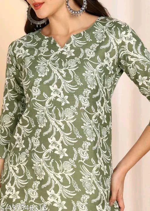 Image of SIROTA Rayon Short Top for Women | Tunic for Jeans | Western Short Kurti | Stylish Straight Ladies Kurta | Ethnic Kurta for Girls