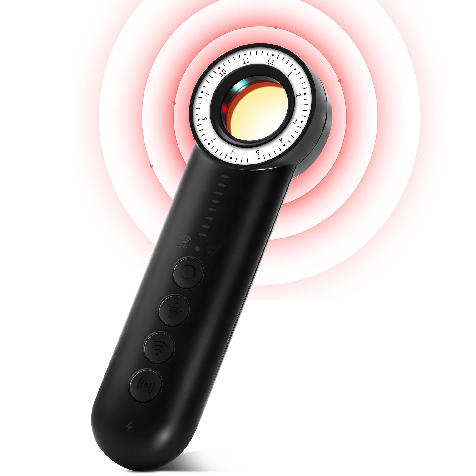 Détecteur Micro Espion, Détecteur Anti Espion, Detecteur de Camera et Micro Espion, GPS Tracker Scanner, Scanner de Signal RF sans Fil Détecteur de Bugs pour Hôtel, Bureau, Voiture, Voyage, Domicile