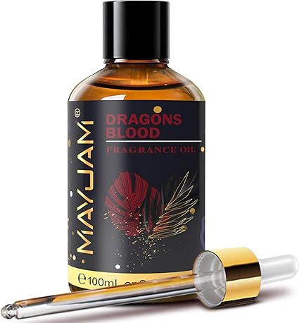 MAYJAM 100ML/3.38FL.OZ Dragons Blood Fragrance Oils with Glass Dropper, Essential