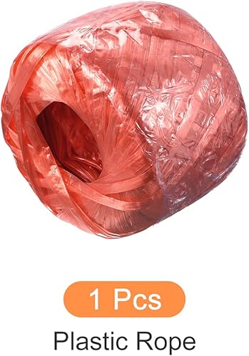 Miniatura 5 de Cuerda de nailon de poliéster para embalaje incluido en el hogar, bricolaje, 328.1 ft328 pies1 rollo de plástico, rojo