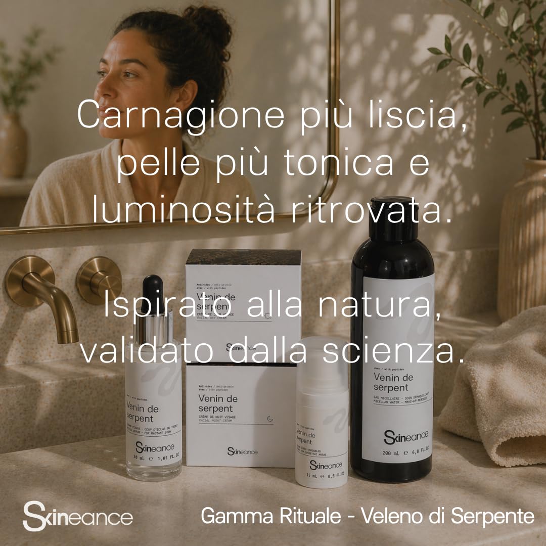 SKINEANCE - The Syn-Ake 5-Product Ritual - Ingredienti anti-età - Riduce le rughe d'espressione, le borse e le occhiaie