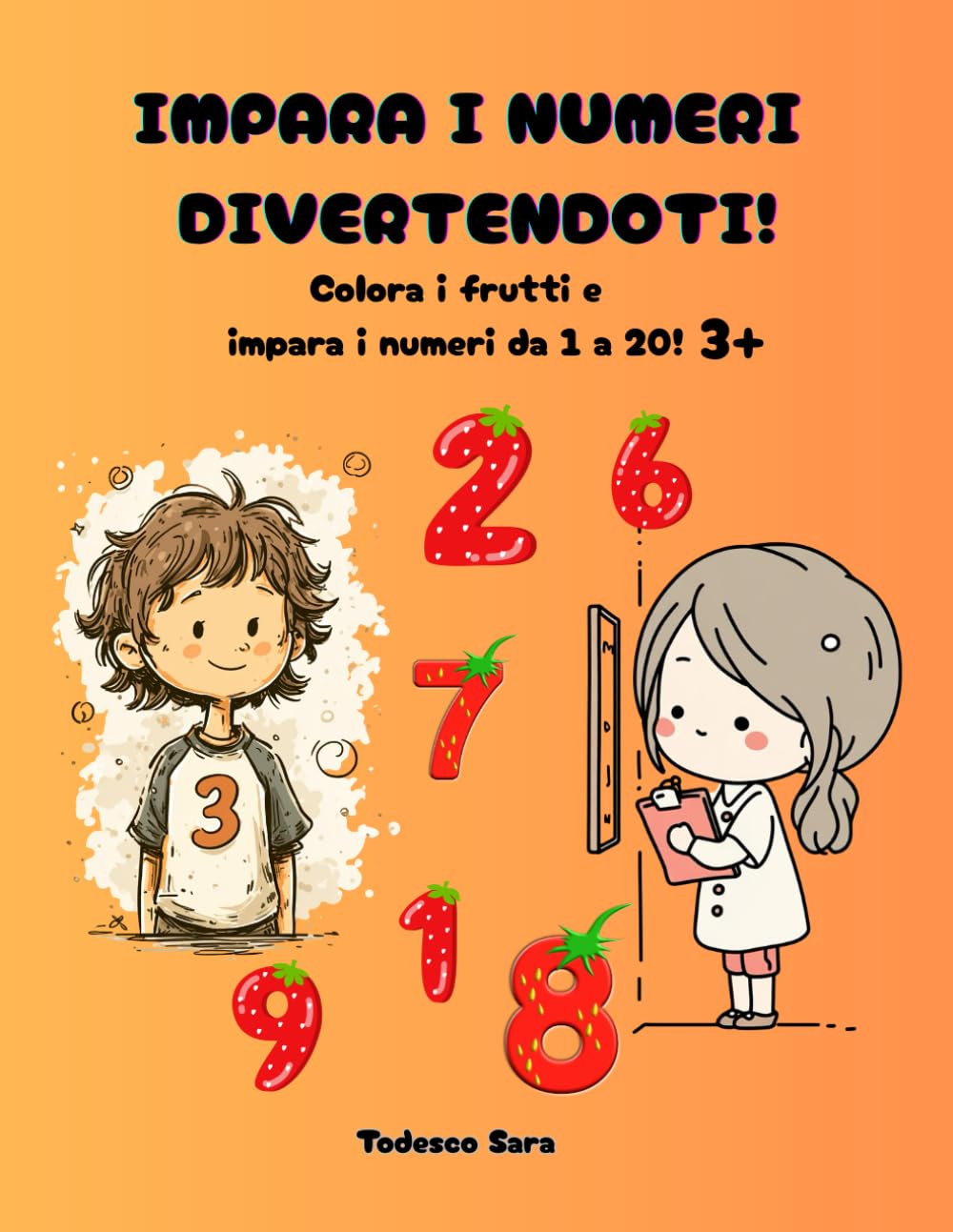 Impara i numeri divertendoti!: Libro educativo con 75 pagine di esercizi e giochi per aiutare i bimbi età 3+ ad apprendere i numeri dall'1 al 20, i ... loro creatività! (Club Gioca e Impara Felice)