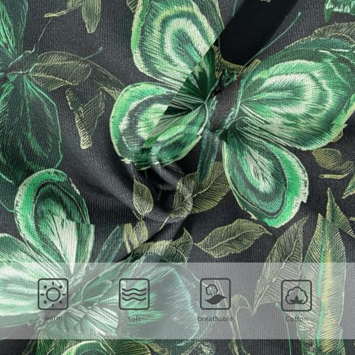 Joisal Black Green Butterflies Leavf Black Girls Underwear Toddlers 2t Cotton Panties Little Girl Pattern Briefs Girls Undies3