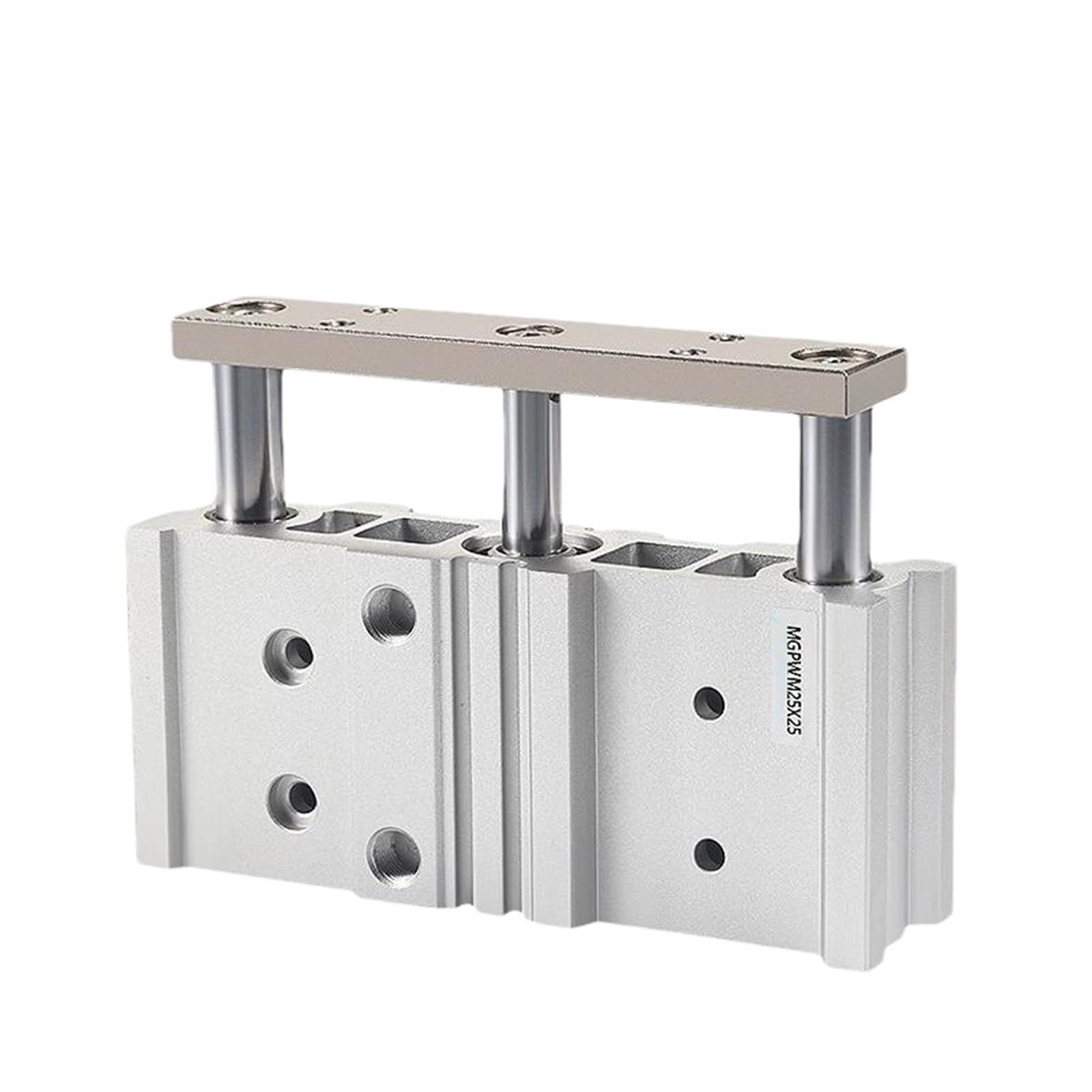 Cylindre pneumatique large MGPWM avec tige de guidage pour automatisation industrielle
