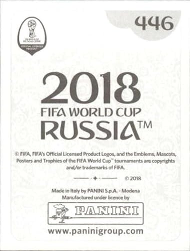 Miniatura 2 de 2018 Panini World Cup Stickers Russia #446 Leroy Sane Germany Official Album Stickers in Raw (NM or Better) Condition