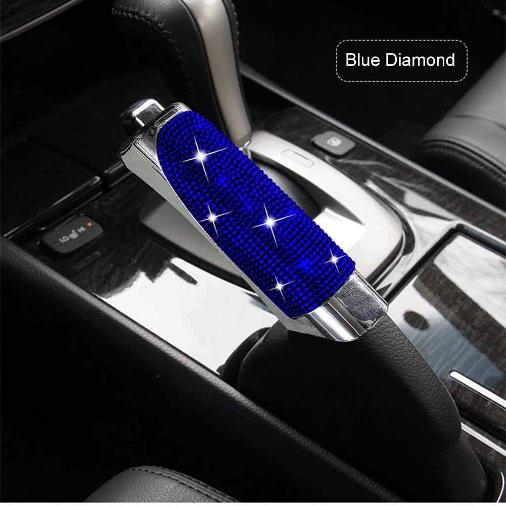 JSCARLIFE Copertura Per Freno A Mano Auto - Universale, Glitterata Con Strass, Motivo Diamante - Foto 9