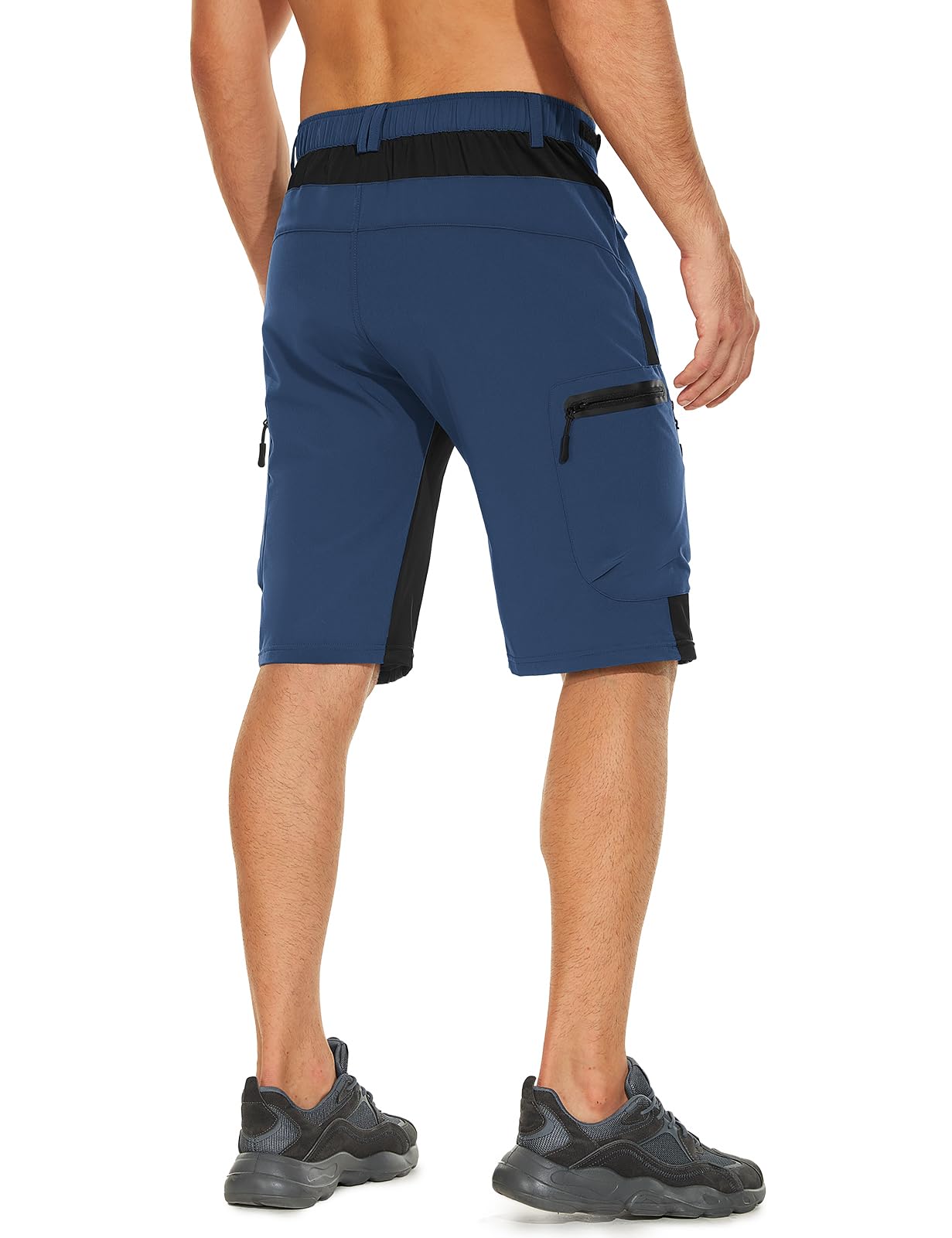 Cycorld Pantaloni corti da uomo, traspiranti, con 6 tasche, facili da asciugare, per mountain bike, da ciclismo, da ciclismo, da uomo, da trekking, per attività all'aria aperta