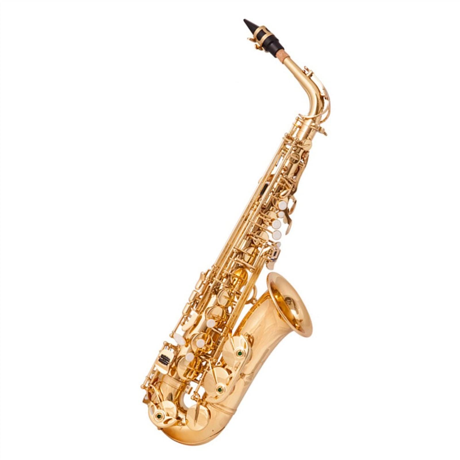 Saxophon Student Es-Alt-Saxophon, Messing, Goldlack, E-Flat-Saxophon, Holzblasinstrument Mit Zubehör