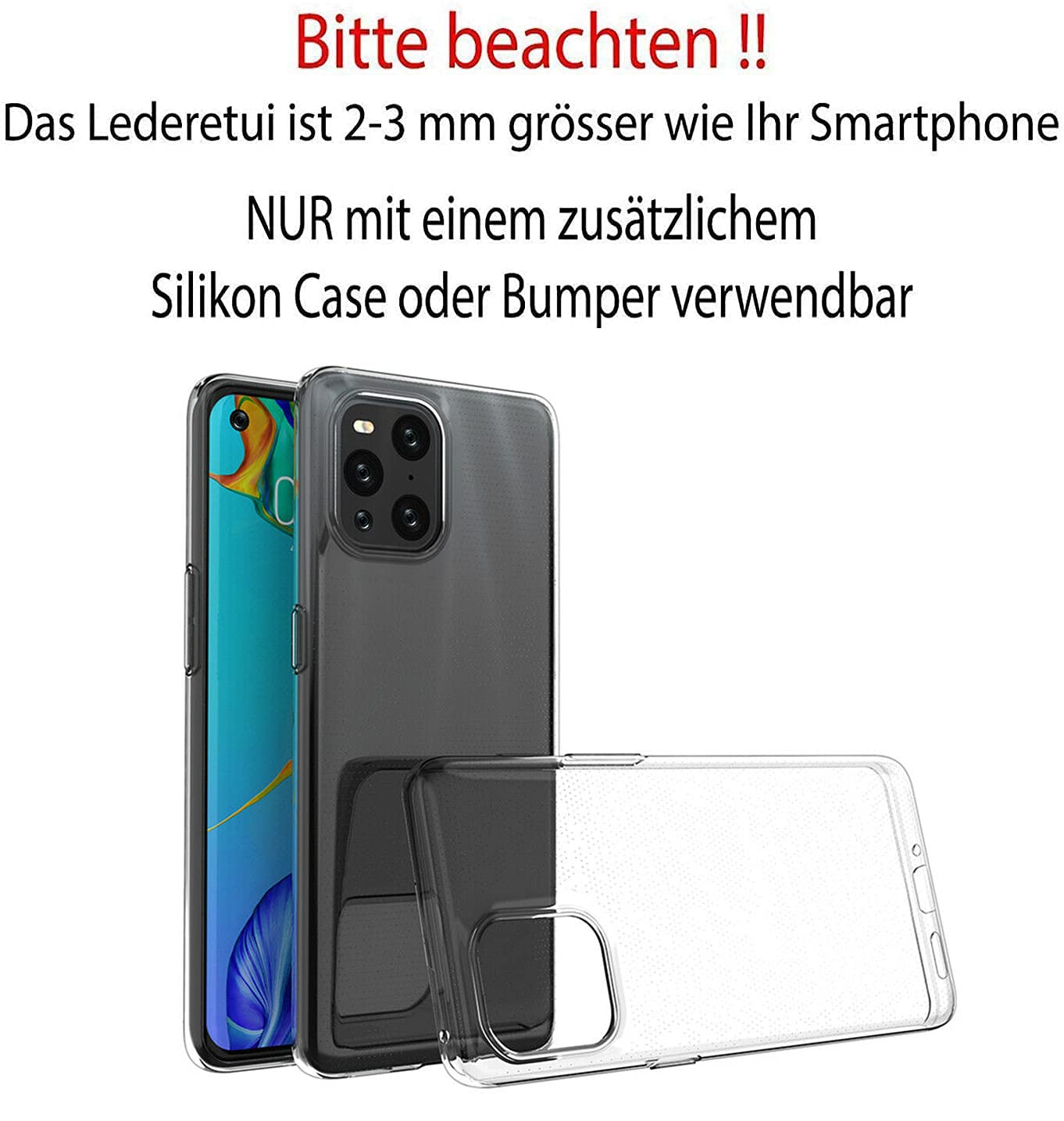 Jielangxin Cover per Oppo Find X2 PRO,Custodia in Pelle Custodia per Oppo Find X2 PRO PDEM30 Custodia Case Cover Brown