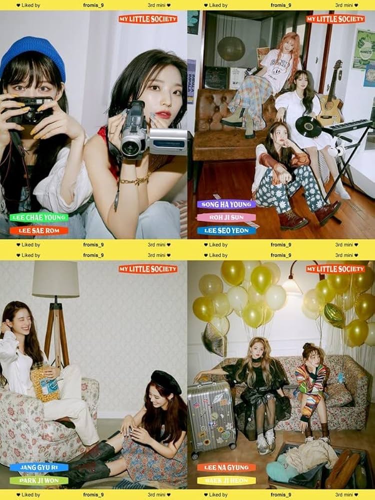 Amazon.co.jp: Fromis_9 My Little Society 3rd Mini Album My