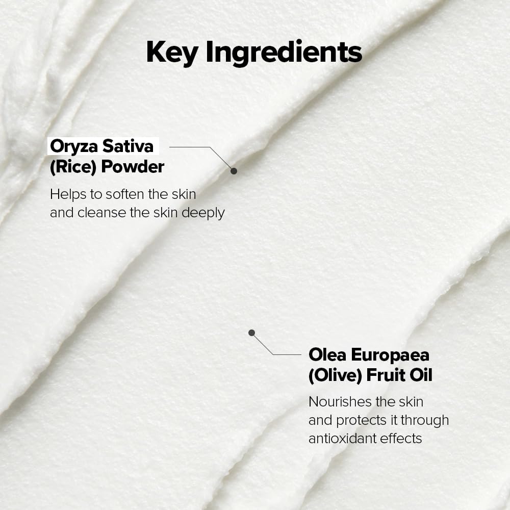 SKINFOOD Rice Daily Scrub Foam, Facial Cleanser with Face Scurb, Face Wash Fermented White Rice Bran Water, Gentle Exfoliating For Men and Women (150ml, 5.07 fl. oz.) - Image 5