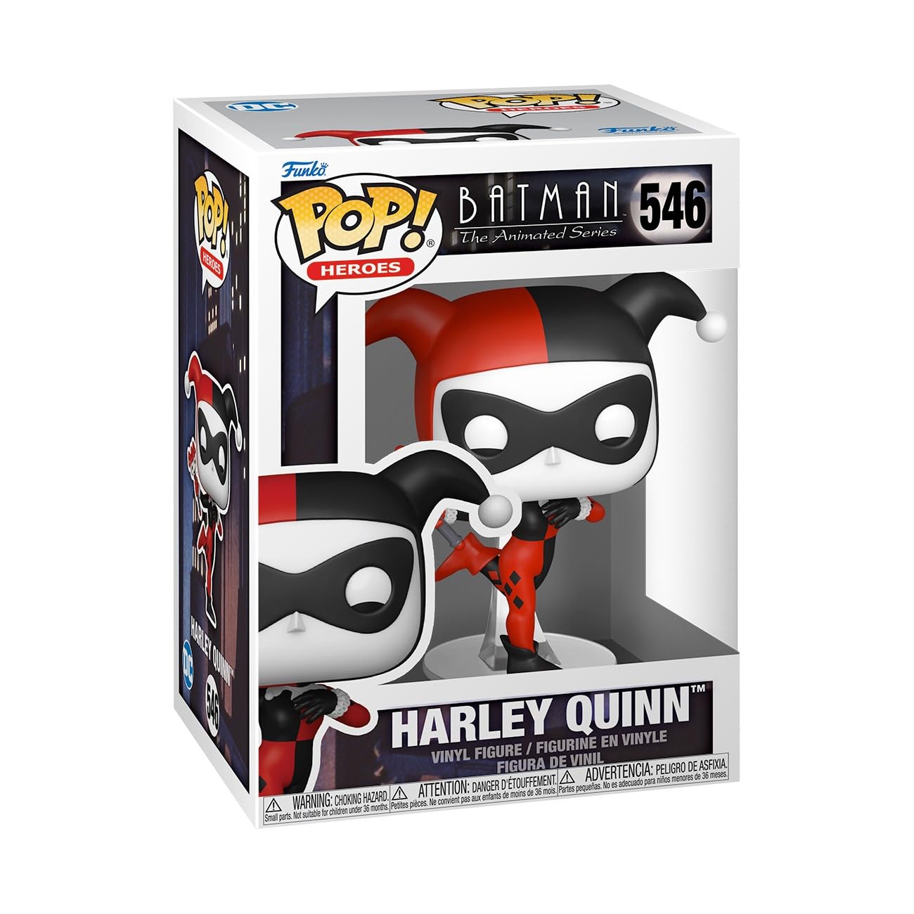 Funko Pop! Animation: BTAS - Harley Quinn - Animated Batman - Vinyl Collectible Figure - Gift Idea - Official Merchandise - Toy for Children and Adults - TV Fans - Model Figure for Collectors