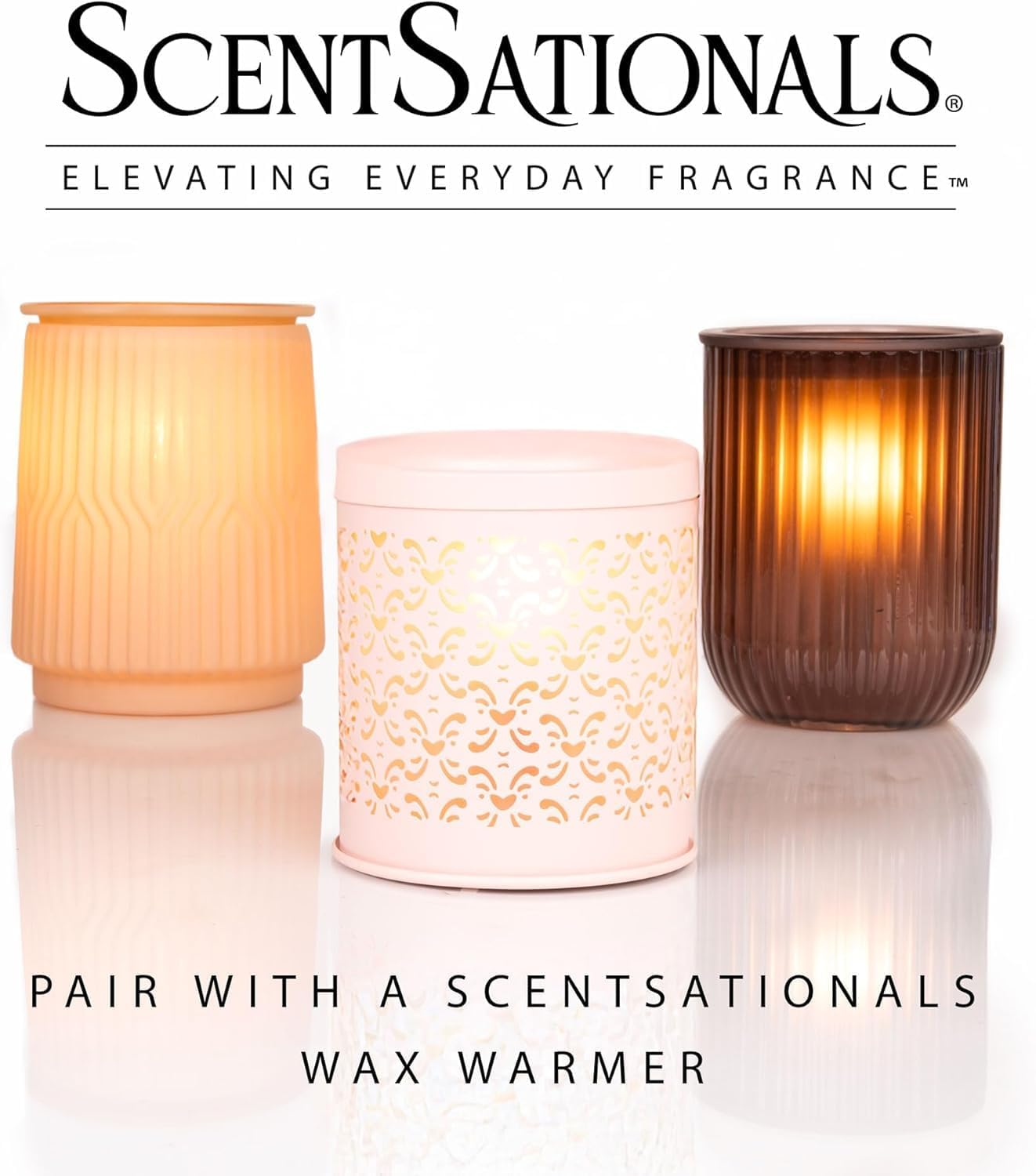 Scentsationals Scented Wax Cubes - Perfect Day - Fragrance Wax Melts Pack, Electric Home Warmer Tart, Wickless Candle Bar Air Freshener, Spa Aroma Decor Gift - 2.5 oz (4-Pack)