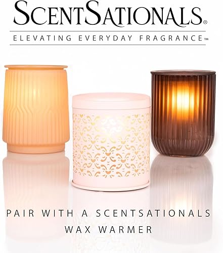Miniatura 4 de Scentsationals Cera de otoño derretida, cubos de cera fuerte aroma, especias de calabaza, perfumada de larga duración para calentar, 10 onzas (24