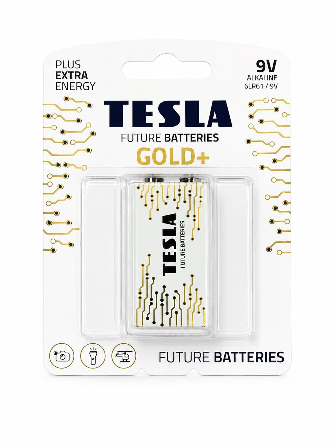 Compatible with Tesla 9V Alkaline Battery 6LR61 Non-Rechargeable Long Lasting Battery for Toys, Remote Controls & Electronic Devices (Pack of 1)-image-40