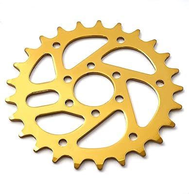 KHEbikes KHE BMX Chain Ring 25 Teeth Gold Anodised CNC Only 0.17lbs