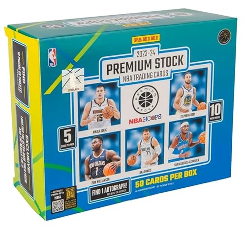 2023-24 Panini Hoops Premium Stock Premium Box (1 Autograph Per Box)