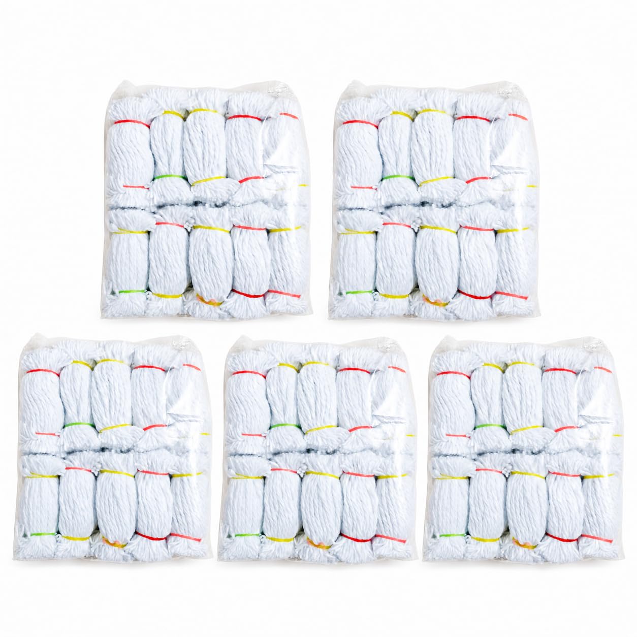 1008 Wicks Diya batti 3 ply Twisted Cotton Thread (5 Packs - Each Contains 1008 Wicks) | Karthik maasa Vathulu | Karthigai Deepa thiri | Pure White Vattulu | Wick for Pooja Temple Rituals-image-13